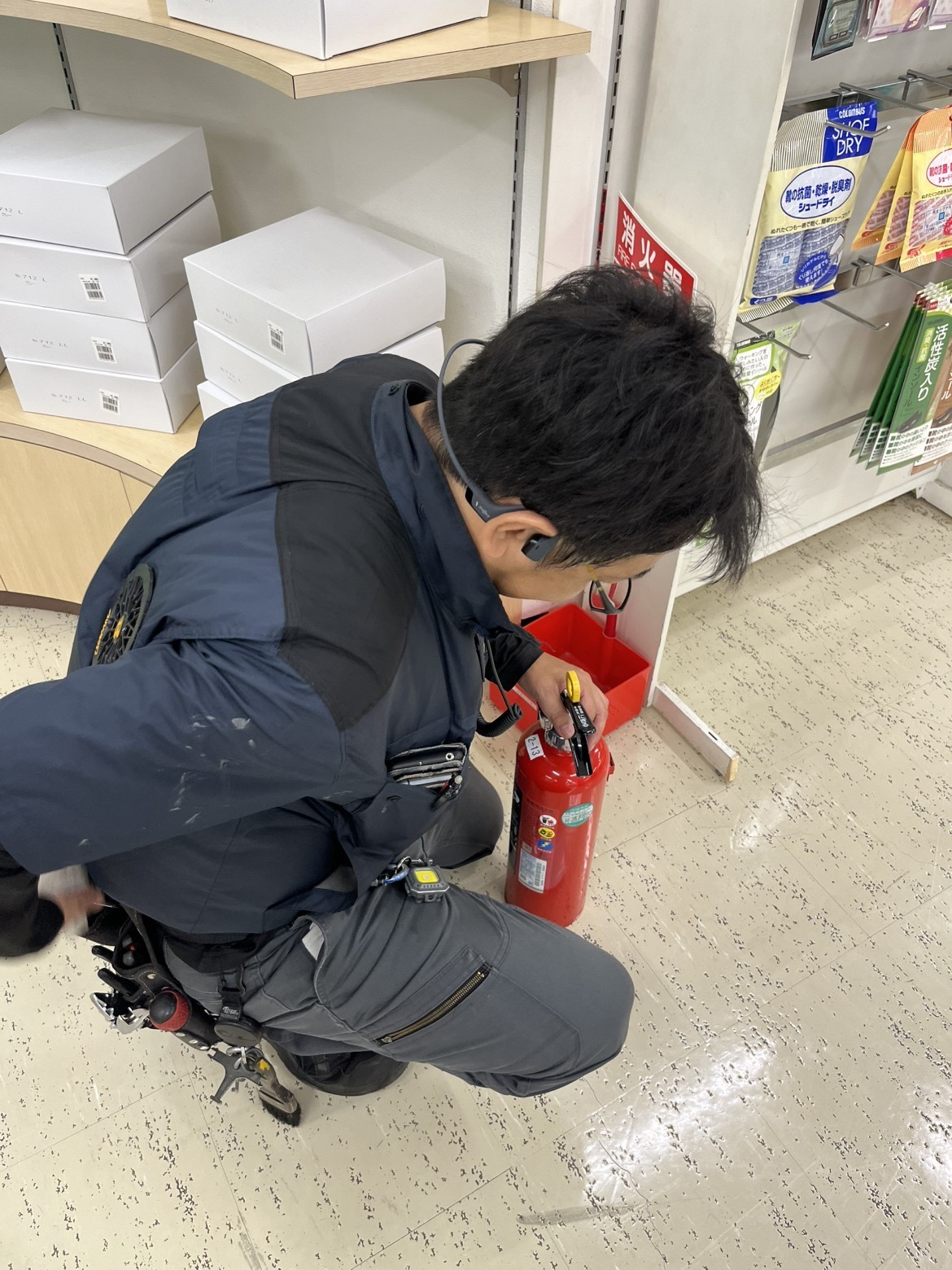スーパーマーケットの総合設備点検を実施いたしました!!